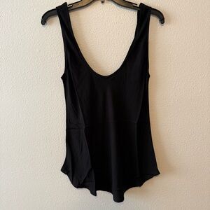 Merritt Charles Black Sleeveless Tank Top